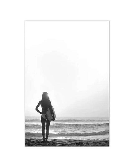 Tranquil Beachfront Paradise Canvas Art Print