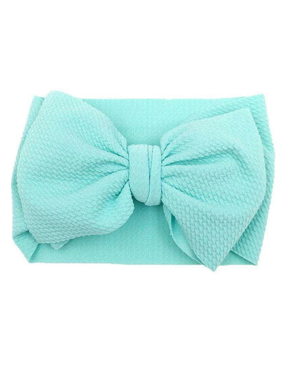 Chic Oversized Bow Turban Headband for Fashion-Forward Baby Girls