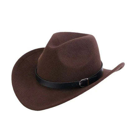 Stylish Unisex Felt Fedora - Winter & Autumn Cowboy Hat for All Occasions