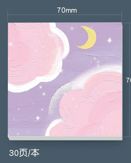 Serene Landscapes Sticky Note Pads for Effortless Organization