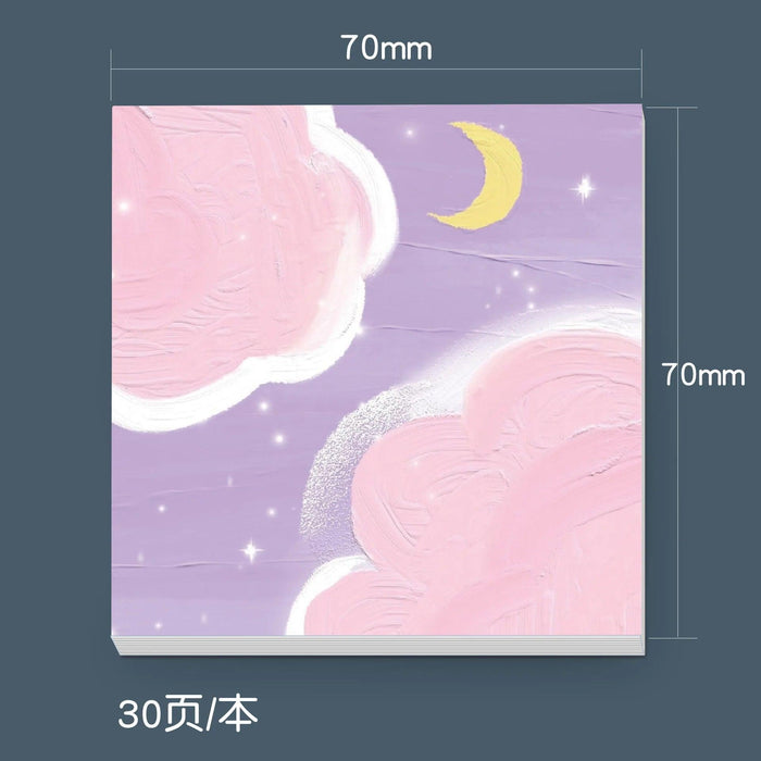 Serene Landscapes Sticky Note Pads for Effortless Organization