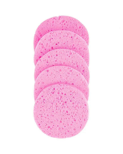 Natural Wood Pulp Facial Sponge Set - Essential Skincare Tools