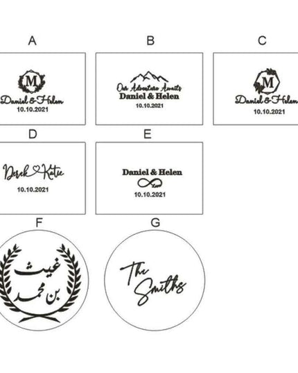 Personalized 3D Heart-Shaped Wedding Guest Book - Cherished Love Story Keepsake