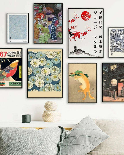 Yayoi Kusama Infinity Dots Abstract Canvas Art - Modern Wall Decor for Stylish Interiors