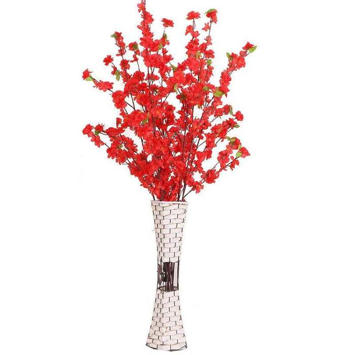 Silk Cherry Blossom Stems - 65CM & 125CM Faux Floral Arrangements for All-Season Home and Event Decor