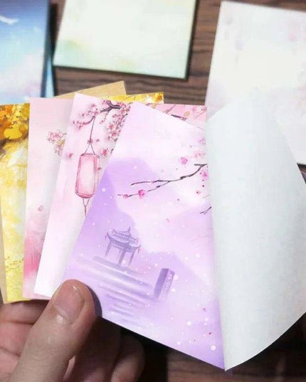 Retro Cartoon Tear-off Notepad - A Must-Have for Stationery Collectors