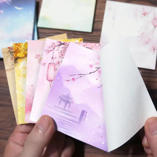 Retro Cartoon Tear-off Notepad - A Must-Have for Stationery Collectors