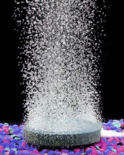Aquarium Air Pump Oxygen Diffuser Disk - Bubble Stone for Fish Tank & Pond (4/6/8cm)