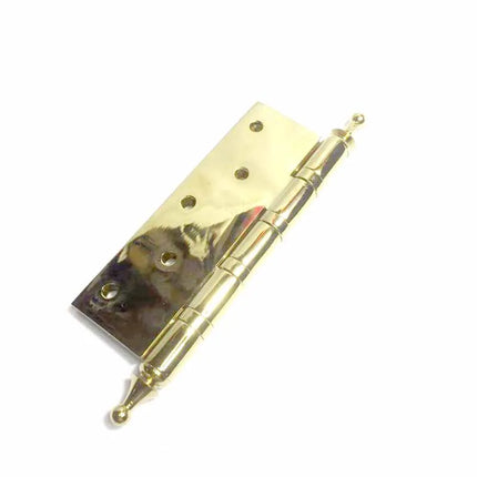 One Piece COTOM Luxury Crown Head Door Hinges Solid Brass Thick Flat G