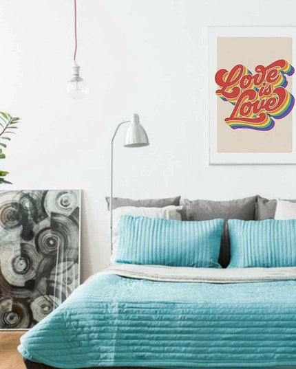 Colorful Pride Canvas Art - Celebrate Love and Diversity in Your Home Decor