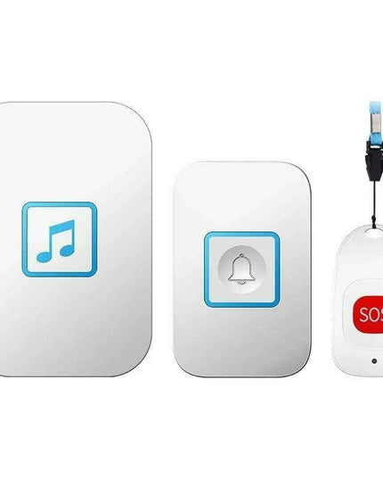 Advanced Wireless Doorbell System with Emergency Alert and Universal Plug Compatibility