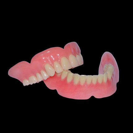 Comfort Fit Silicone Denture Kit — Full Set Upper & Lower Teeth, Realistic Smile Veneers