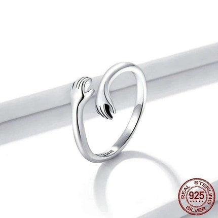 Eternal Warmth Adjustable Hand Hug Ring - A Token of Unending Affection