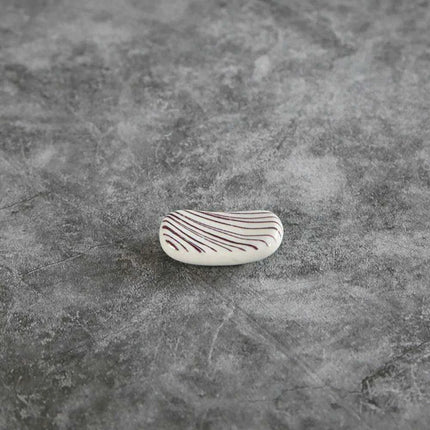 Elegant Square Ceramic Chopstick Holder - 1pc for Stylish Dining Experience