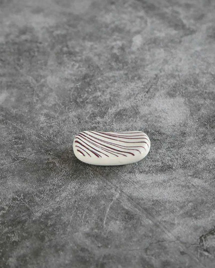 Elegant Square Ceramic Chopstick Holder - 1pc for Stylish Dining Experience