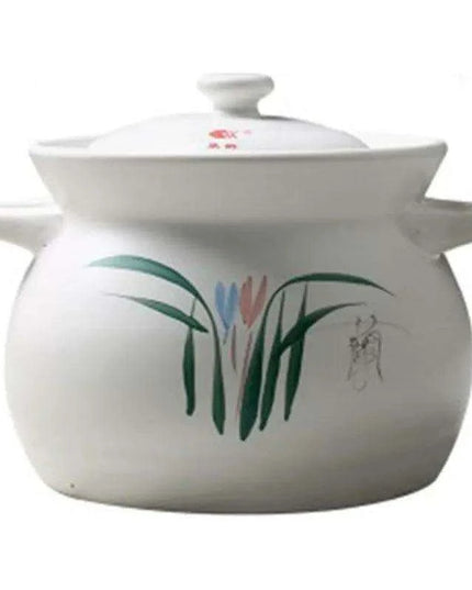 Rustic Ceramic Casserole Pot for Gas Stove - Timeless Earthenware Soup Maker
