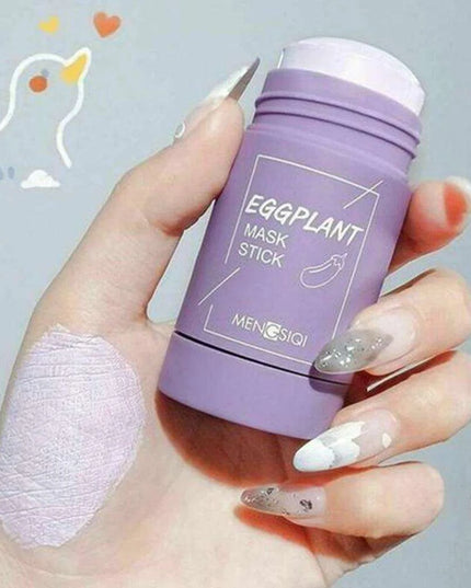 Glow-Enhancing Eggplant & Green Tea Face Mask Stick