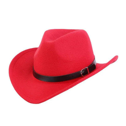Stylish Unisex Felt Fedora - Winter & Autumn Cowboy Hat for All Occasions