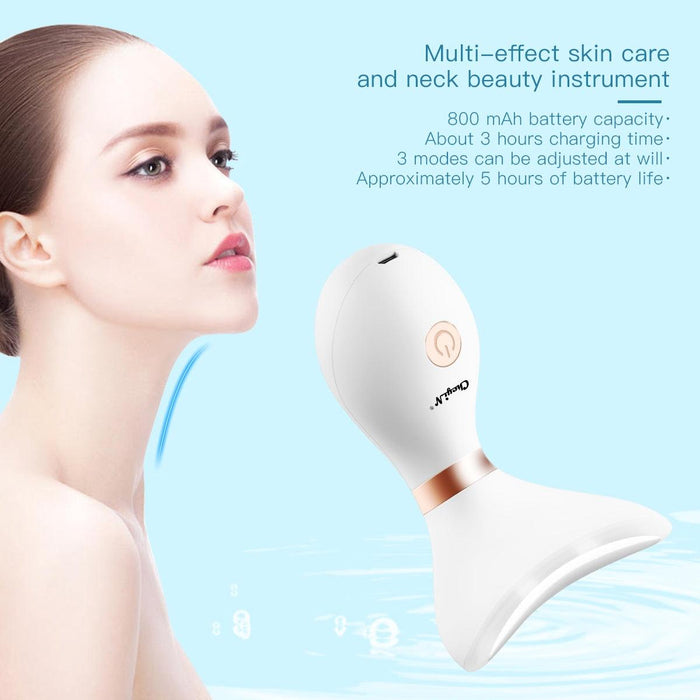 V-Shaped Facial Lifting Device with Red Light Therapy and EMS Massager for Slimming and Tightening Face and Neck