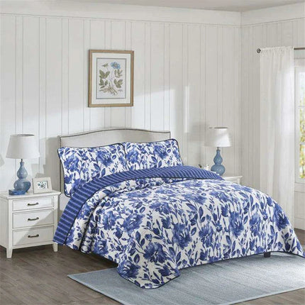 Elegant Floral Cotton Quilt Collection