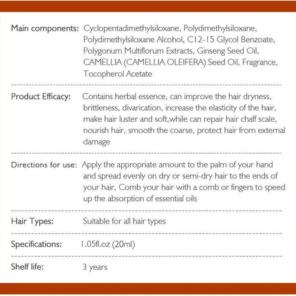 Luxurious Moroccan Hair Nourishing Oil - 30ml Rejuvenating Elixir