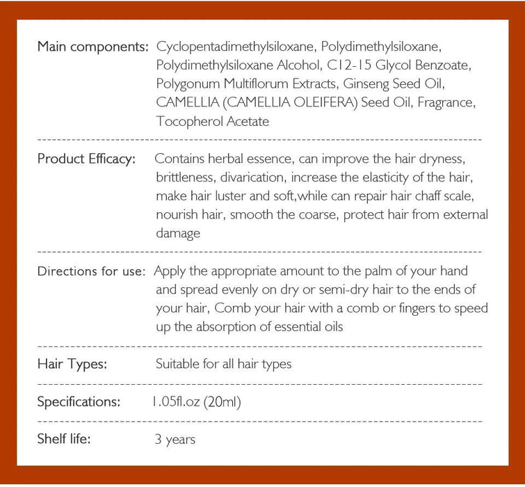 Luxurious Moroccan Hair Nourishing Oil - 30ml Rejuvenating Elixir