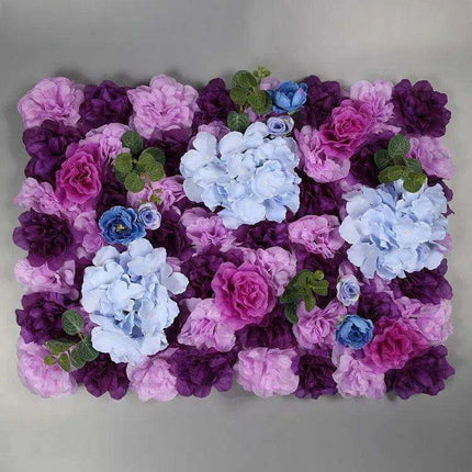 Elegant Floral Wall Art Handmade with Cotton, Silk, and Artificial Blooms