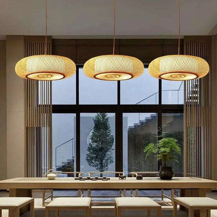 Bamboo Elegance: Artisanal Pendant Lights Inspired by Asian Heritage