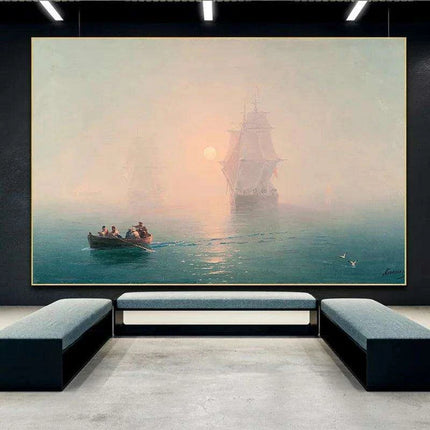 Ocean Elegance: Nautical Warfare Coastal Art for Stylish Home Decor