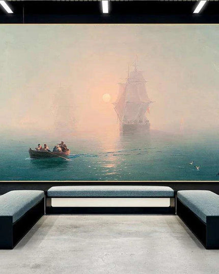 Ocean Elegance: Nautical Warfare Coastal Art for Stylish Home Decor