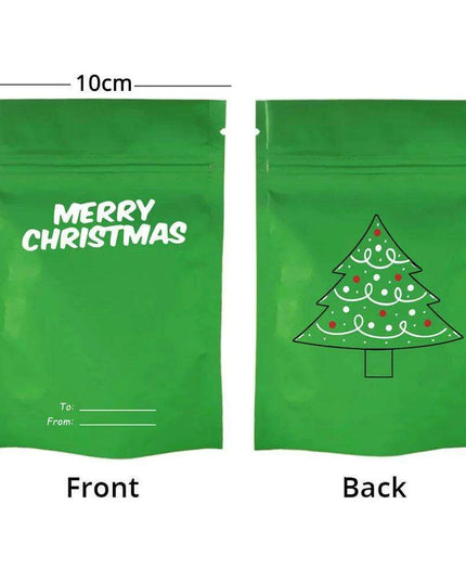 Christmas Ziplock Gift Bags Set - 50 Festive Designs for Merry Holiday Gifting