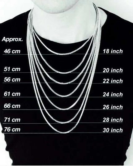 Modern Men's Stainless Steel Figaro Chain Necklace - Stylish Accessory for Any Event