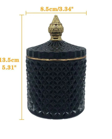 Chic Minimalist Glass Organizer Jar for Jewelry and Aromatherapy Essentials