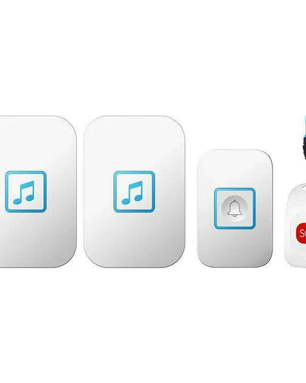 Advanced Wireless Doorbell System with Emergency Alert and Universal Plug Compatibility