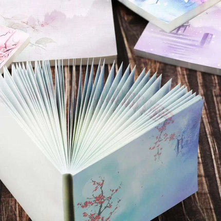 Retro Cartoon Tear-off Notepad - A Must-Have for Stationery Collectors