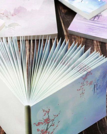 Retro Cartoon Tear-off Notepad - A Must-Have for Stationery Collectors