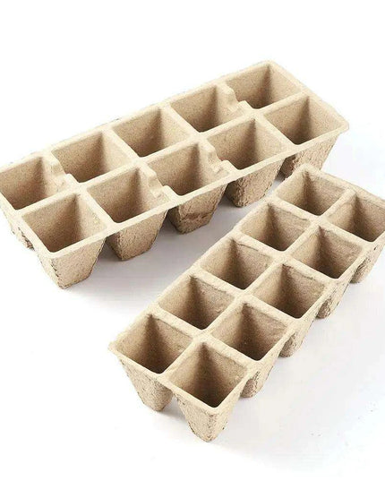 Eco-Friendly Biodegradable Seedling Starter Kit with 5 Paper Pulp Trays