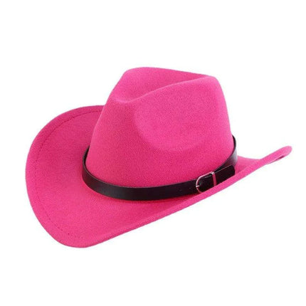 Stylish Unisex Felt Fedora - Winter & Autumn Cowboy Hat for All Occasions