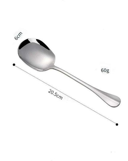 Elegant Stainless Steel Serving Spoon for Refined Culinary Display