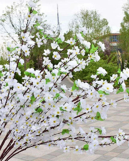 Silk Cherry Blossom Stems - 65CM & 125CM Faux Floral Arrangements for All-Season Home and Event Decor