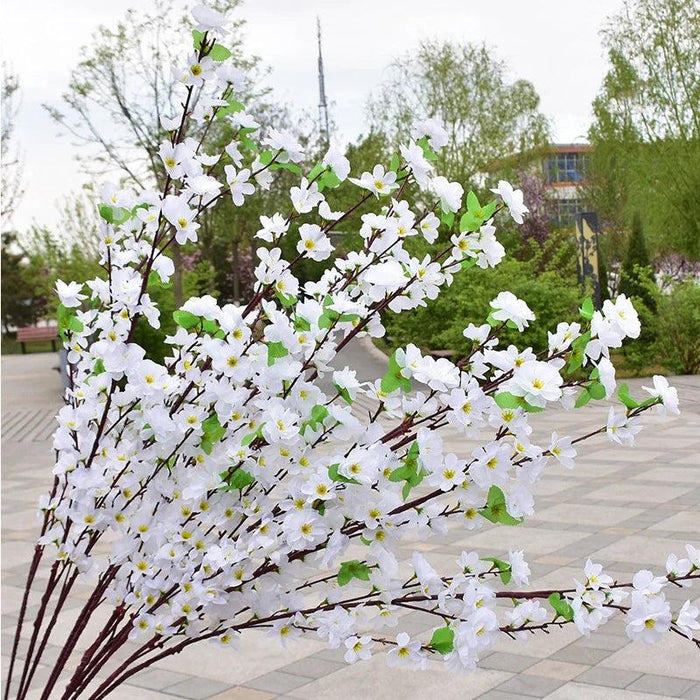 Silk Cherry Blossom Stems - 65CM & 125CM Faux Floral Arrangements for All-Season Home and Event Decor