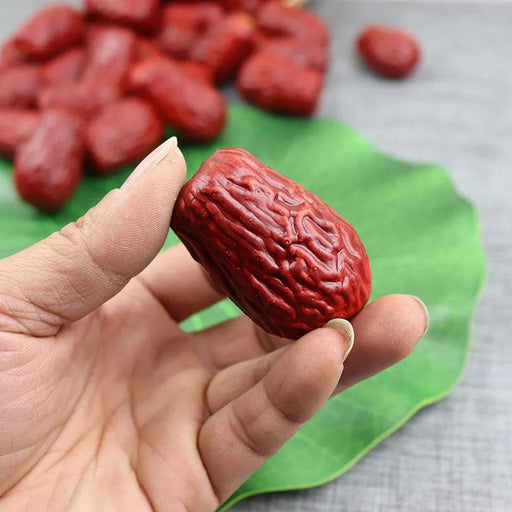 Set of 10 Lifelike Faux Dried Jujube Decorative Elements for Home and Event Styling