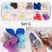 Botanical Blossom Nail Art Kit with Real Flower Petals and Sparkling 3D Gems