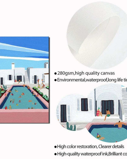 Tranquil Coastal Escape Canvas Art for a Serene Home Retreat