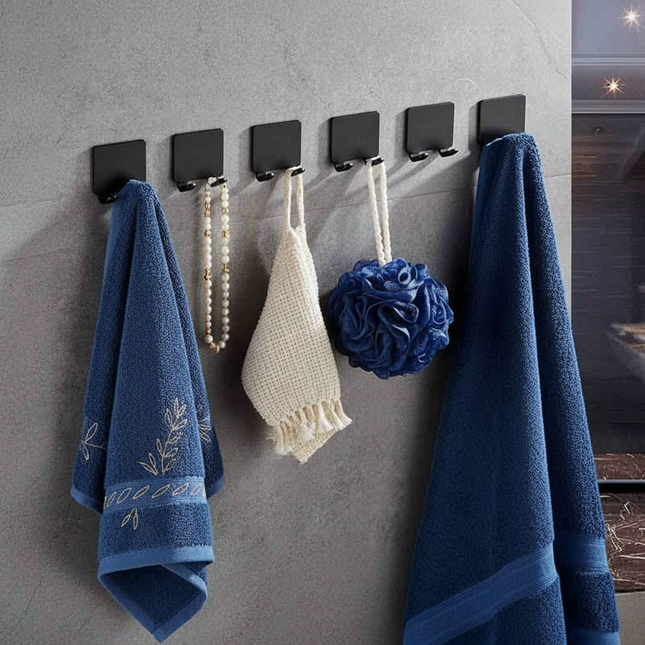 Chic Stainless Steel Razor Organizer with Waterproof Adhesive - Effortlessly Declutter Your Space