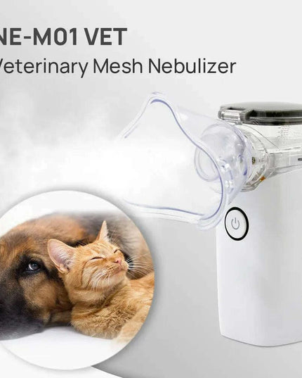 VET Ultra-Quiet Portable Veterinary Nebulizer NE-M01