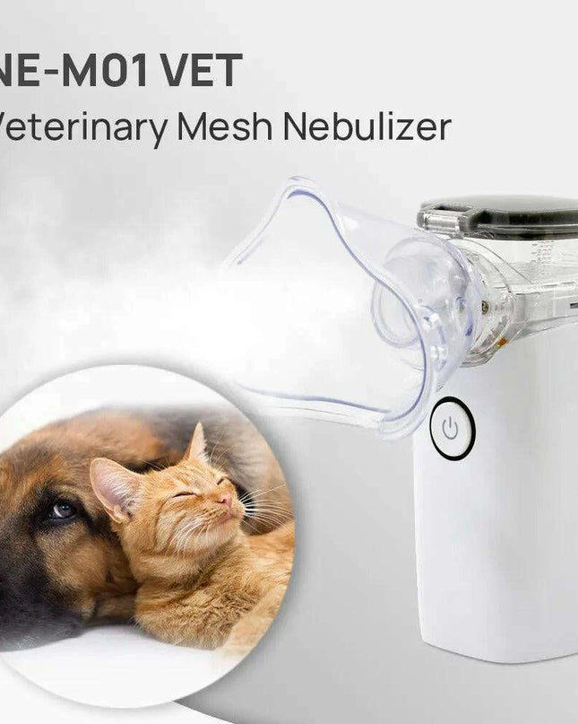 VET Ultra-Quiet Portable Veterinary Nebulizer NE-M01