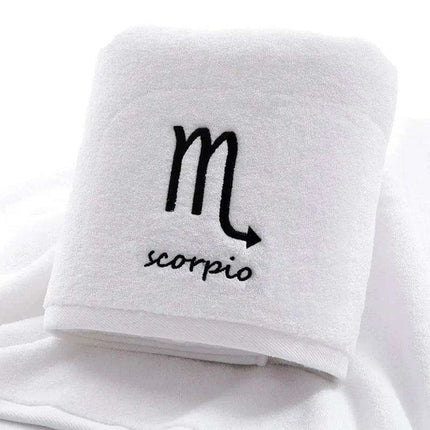 Celestial Zodiac Luxury Quick-Dry Cotton Towel Collection