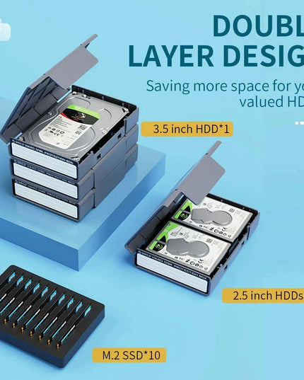Drive Guardian 5-Pack Hard Drive Protection and Organization Set with Custom Labels
