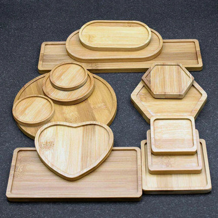 Bamboo Elegance: Rustic Multi-Functional Tray for Home Decor